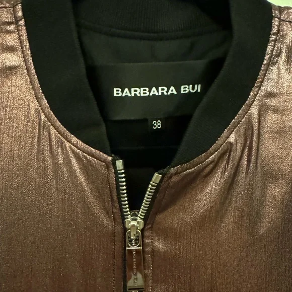 Barbara Bui Metallic Pink Jacket - Picture 5 of 10